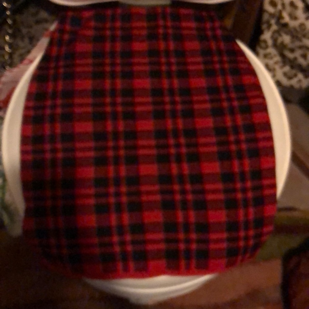 Plaid bodycon skirt - Picture 2 of 3